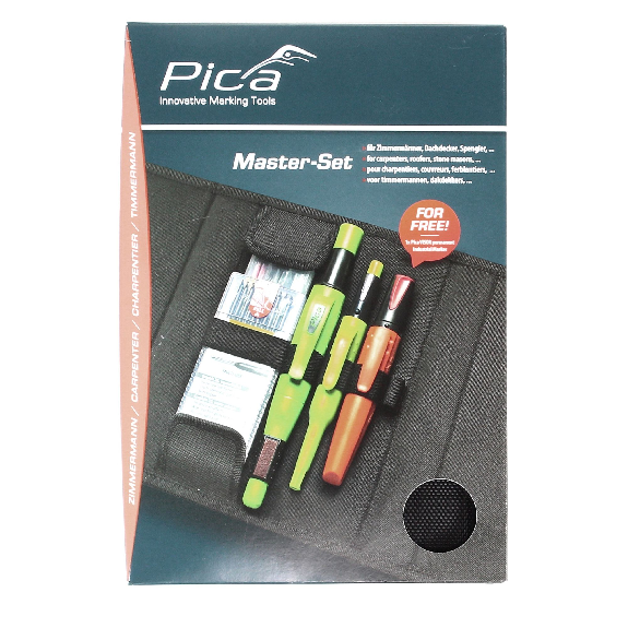 Pica Master Set Zimmermann für Zimmermänner, Dachdecker, Spengler, Maurer ( 55030 )-Beschreibung lesen