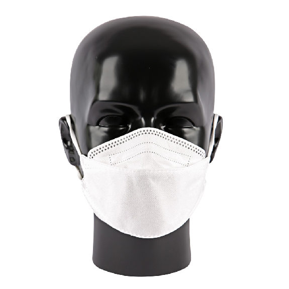 Masque de respiration humaine FFP2 n °, en 149: 2001, pliage 3D, sans valve-Lire la description