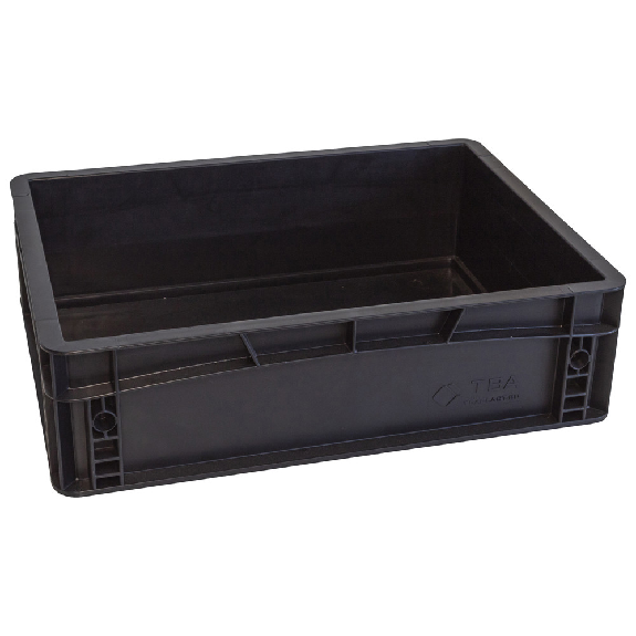 Lagerbehälter mit Unterfassgriff, ESD, 600 x 400 x 120 mm-Beschreibung lesen