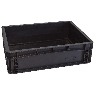 Lagerbehälter mit Unterfassgriff, ESD, 400 x 300 x 120 mm-Beschreibung lesen
