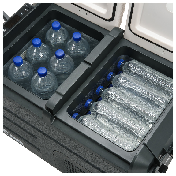 Kühlbox Double Fred 25/15 mit 12V/24V Anschluss 40 L, 2 Kühlfächer-Beschreibung lesen