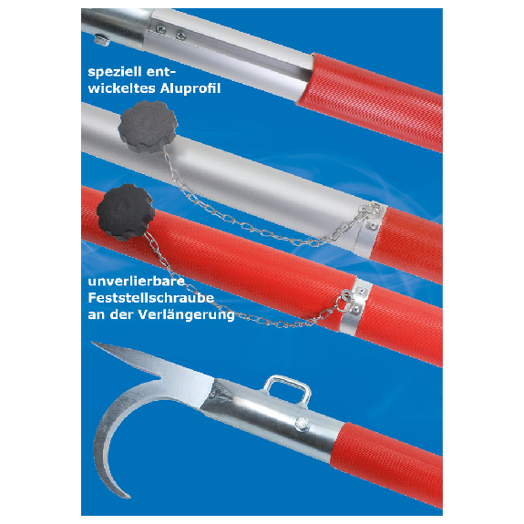 Einreißhaken DIN 14851, teleskopierbar, 2,0-4,8 m-Beschreibung lesen