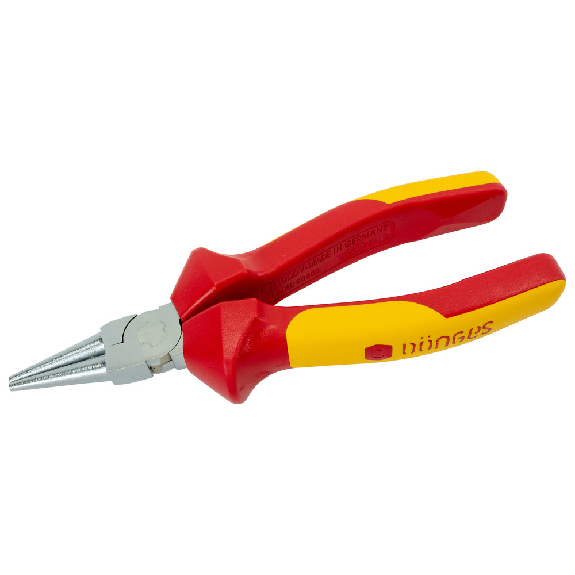 Dönges Round Pliers, DIN ISO 5745, VDE-ISOLAD, 160 mm-Lire la description