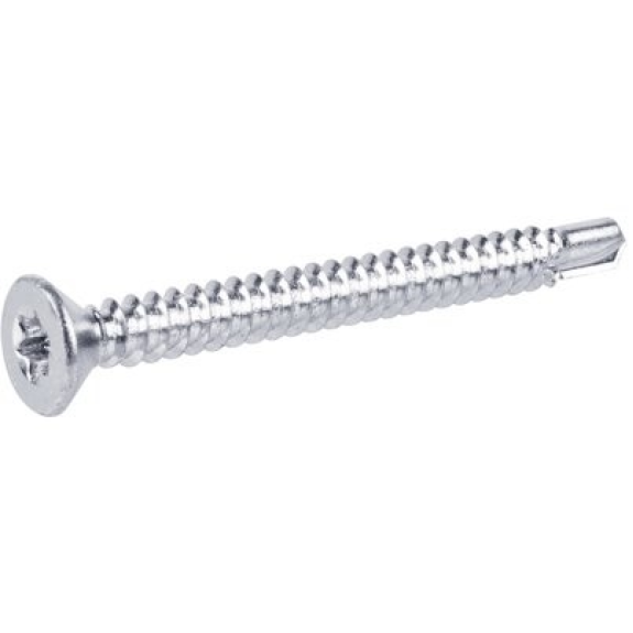 Vis autoperceuse tête fraisée  - Emut: T25 | Vendu par: 250 | D (mm): 4.8 | k (mm): 2.8 | L (mm): 38 | DK (mm): 9.2-Lire la description
