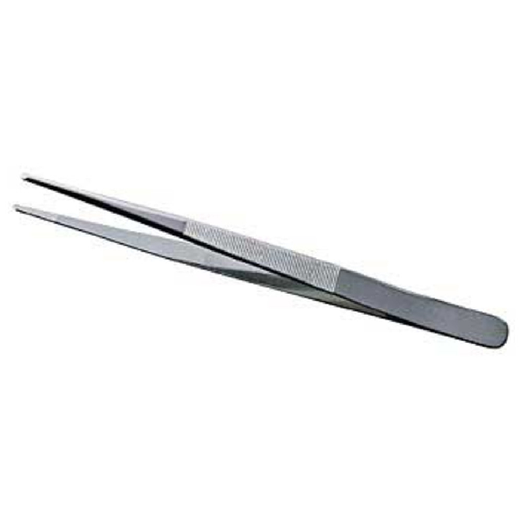 Pinzette, gerade, rund, X-Hieb, 140 mm-Beschreibung lesen