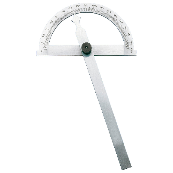Gradmesser, Meßbereich 0-180 °, Größe 120 x 150 mm-Beschreibung lesen