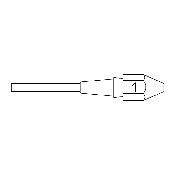 Weller Saugdüse Serie XDSL, XDSL 1 / 1,4 mm, 2,5 mm-Leggi tutto