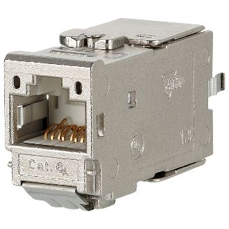 RJ45-Kupplung C6A modul 180°-Beschreibung lesen