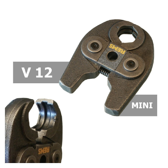 MINI Presszange / Pressbacke - V - Kontur, Größe V 22-Beschreibung lesen