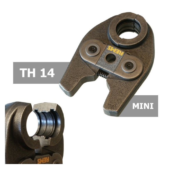 MINI Presszange / Pressbacke - TH - Profil, Größe TH 26 MINI Presszange / Pressbacke - TH - Profil, Größe TH 26-Beschreibung lesen