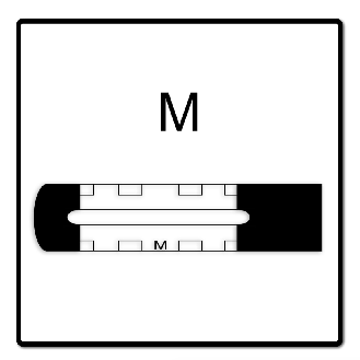 Pressbacke / Presszange - M - Profil, Größe M 15-Beschreibung lesen