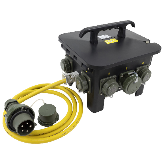 Achtfachverteiler THW-Version 230 V/400 V, 32 A-Beschreibung lesen