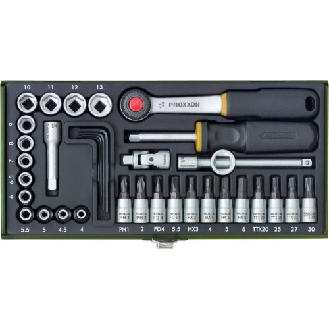 Ensemble de touches de socket proxxone 1/4 ", 36 parties-Beschreibung lesen