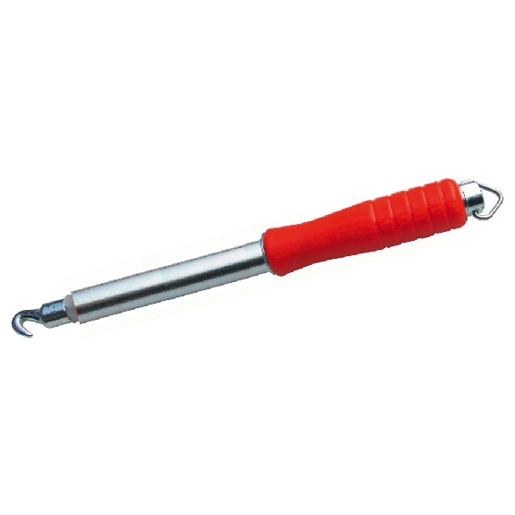 Drill-Bindewerkzeug, Länge 280 mm, roter Griff am Haken-Beschreibung lesen