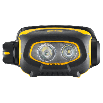 Stirnlampe PIXA 3, ATEX, schwarz/gelb-Beschreibung lesen