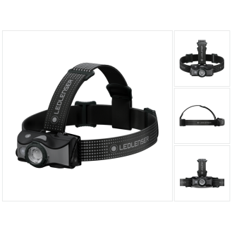 LED-Stirnlampe MH7, schwarz/grau-Beschreibung lesen