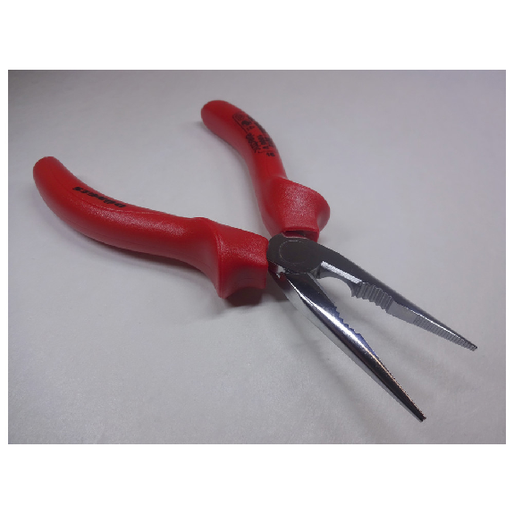 Radiozange verchromt, VDE, 160 mm, rot Radiozange verchromt, VDE, 160 mm, rot-Beschreibung lesen