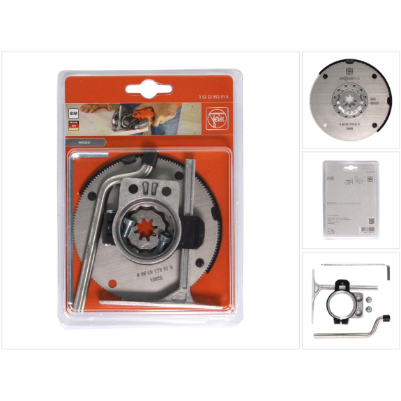 Fein HSS-Sgeblatt Set,  100 mm, Aufnahme SLP-Beschreibung lesen