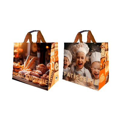 Cabas PP Tissé "Boulangerie-Pâtisserie"