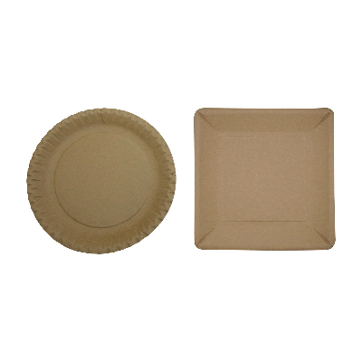 Assiettes carton kraft