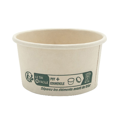 Pots à sauce avec couvercles séparés