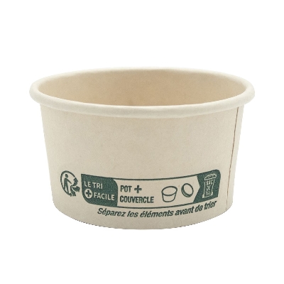Pots à sauce avec couvercles séparés