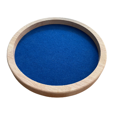 Piste de dés bleue