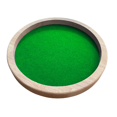 Piste de dés verte