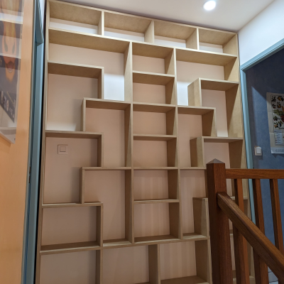 Bibliothèque en MDF