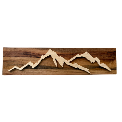 Chaine de montagne sur noyer